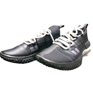 Under Armour Project Rock 1 Men’s Size 7.5 Black White High Top Shoes